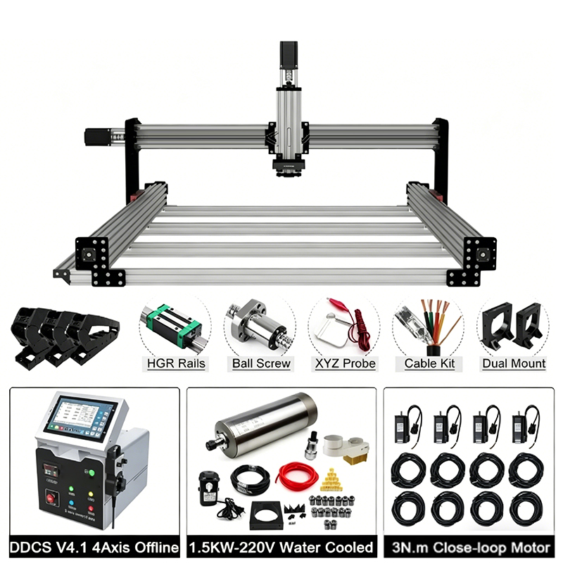 Ddcs V4.1 4 Axis Cnc Offline Controller - Système de contrôle hors ligne DDCS
