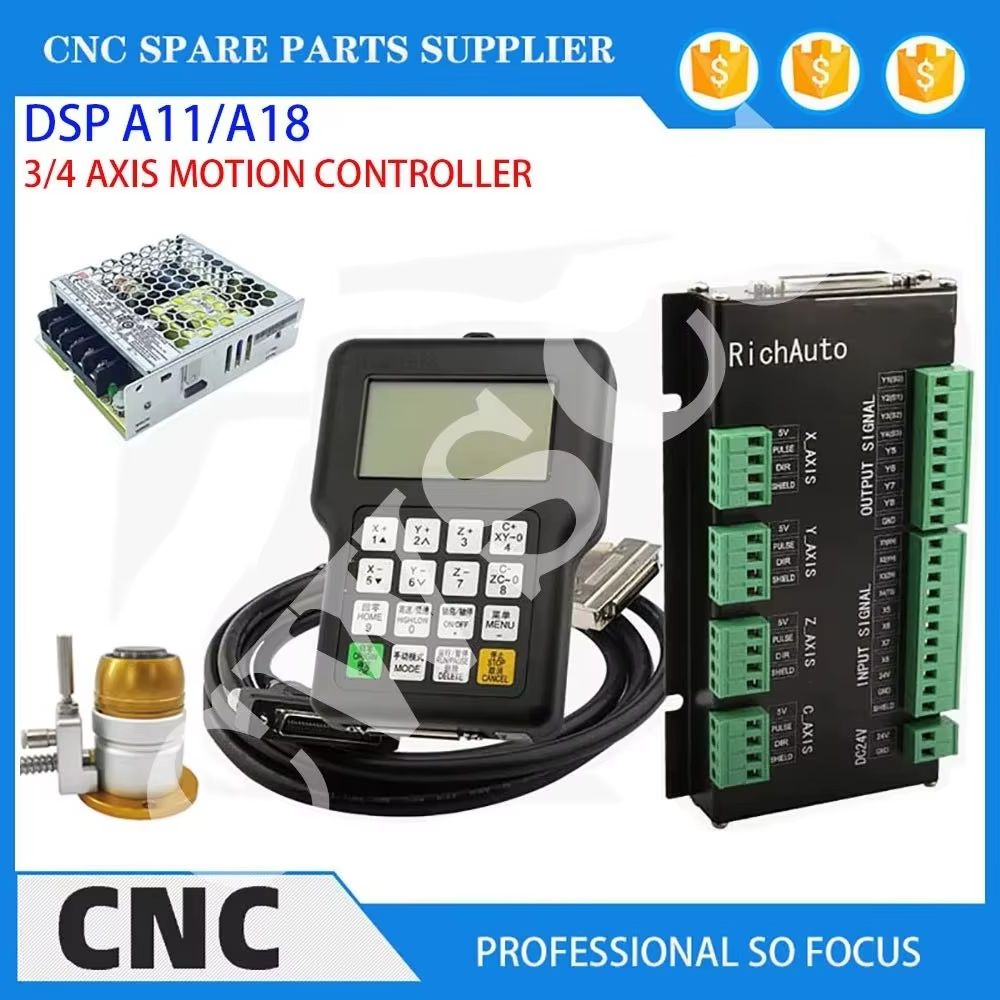 Richauto A11 Dsp Controller 3 Axis - Contrôleur de mouvement de machine-outil CNC