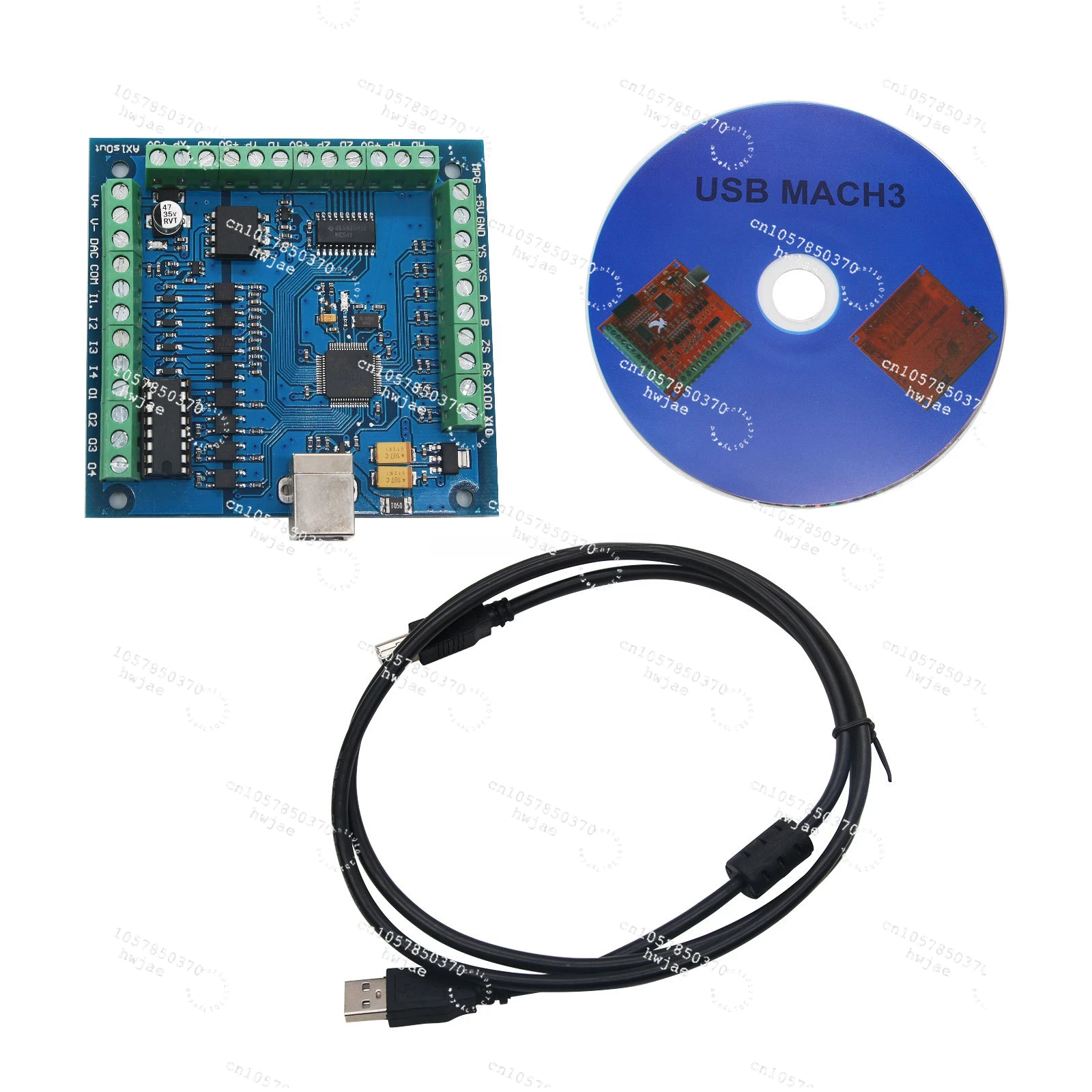 Mach3 Usb Cnc Controller 4 Axis 100Khz - Carte de contrôle CNC USB 4