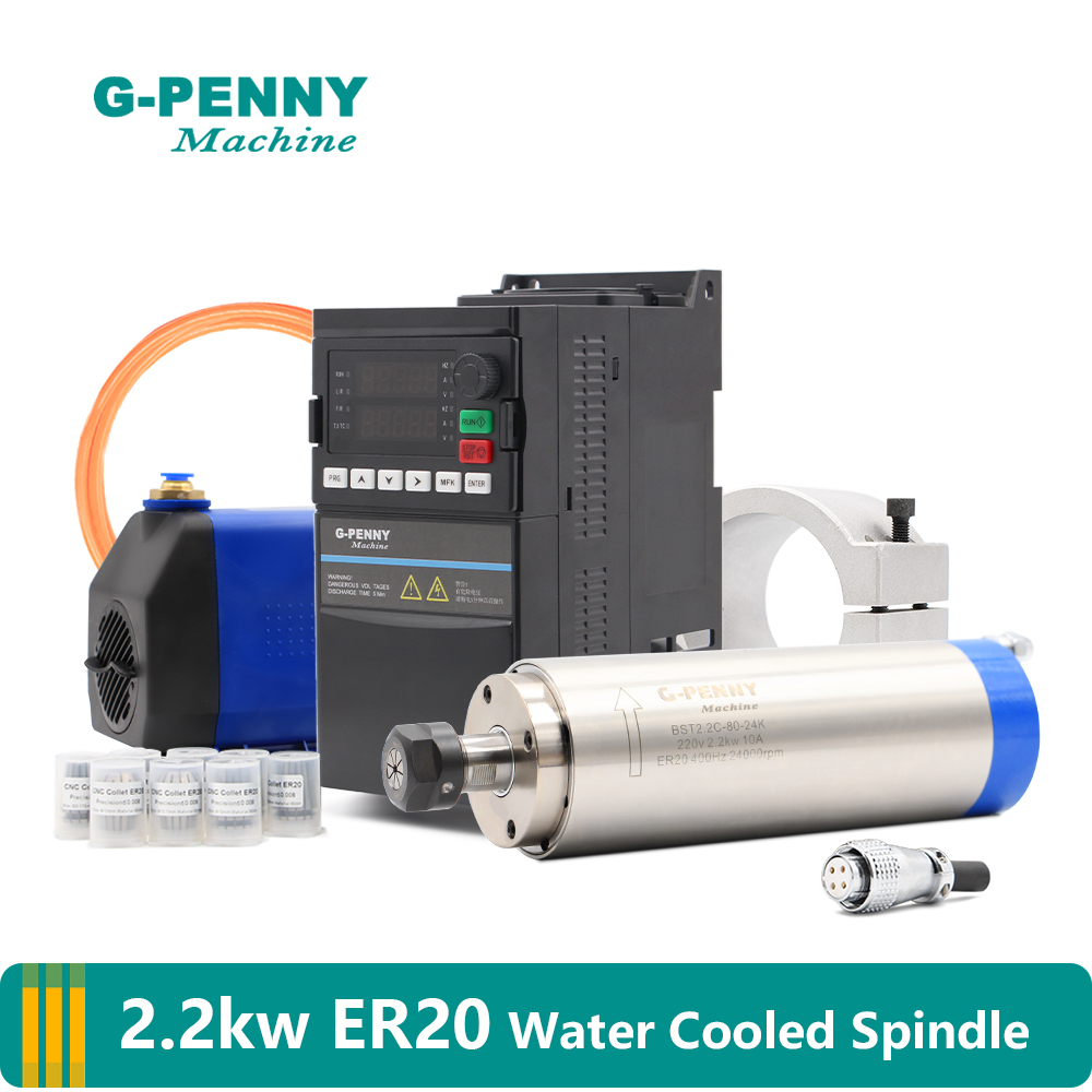 Kit de broche refroidie à l’ea - 2.2Kw Water Cooled Spindle Kit Vfd avis et prix
